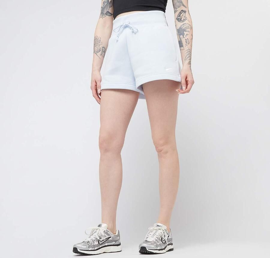 Nike Sportswear Phoenix Fleece High-Rise Shorts Wo Sportshorts blauw Maat XS Kleding - Foto 3