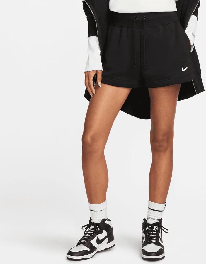 Nike Sportswear Phoenix Fleece High-rise Shorts Sportshorts black sail maat: XS beschikbare maaten:XS S M L XL - Foto 3