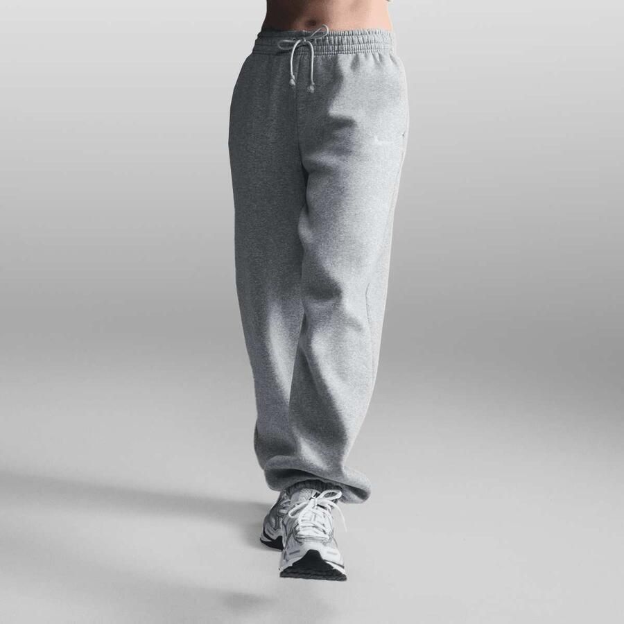 Nike Sportswear Phoenix Fleece High-waisted Oversized Sweatpants Trainingsbroeken dk grey heather sail maat: S beschikbare maaten:XS S M L - Foto 3