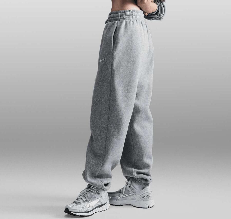 Nike Sportswear Phoenix Fleece High-waisted Oversized Sweatpants Trainingsbroeken dk grey heather sail maat: S beschikbare maaten:XS S M L - Foto 2