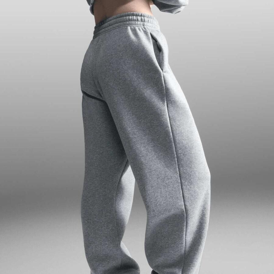 Nike Sportswear Phoenix Fleece High-waisted Oversized Sweatpants Trainingsbroeken dk grey heather sail maat: S beschikbare maaten:XS S M L