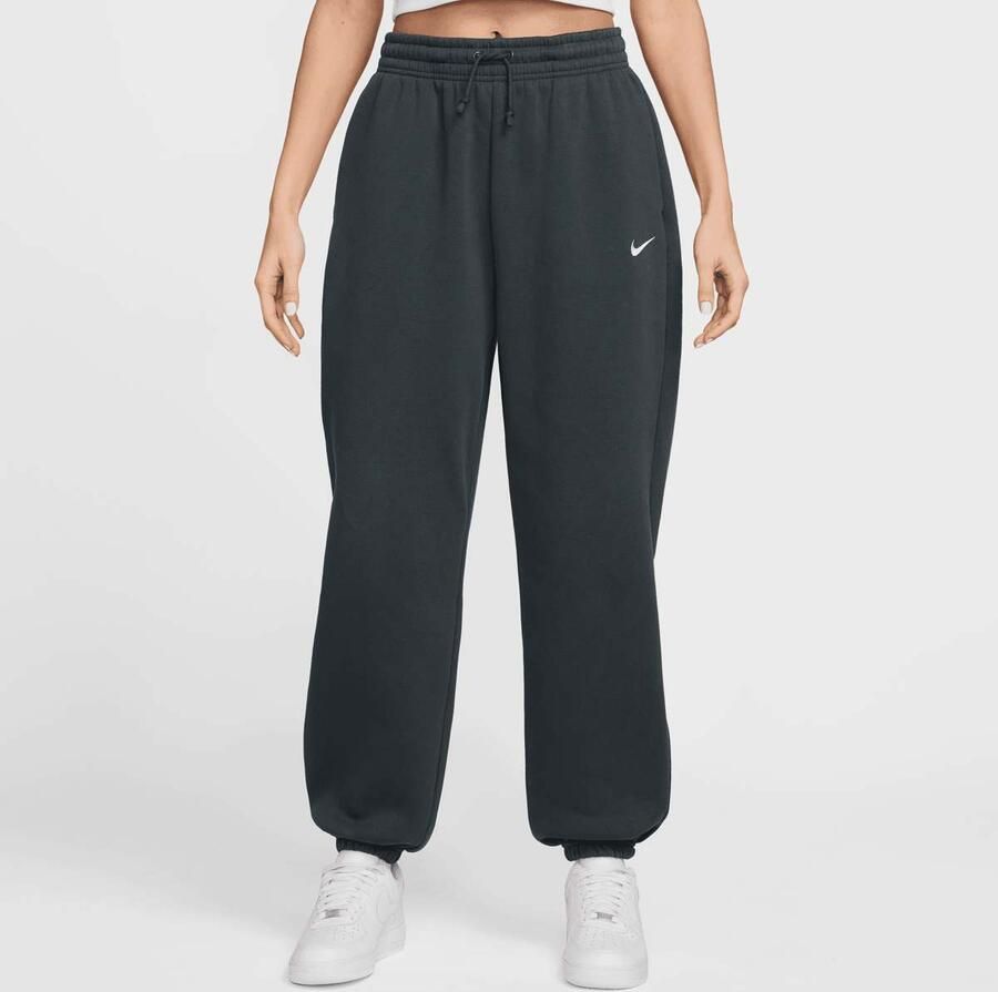 Nike Sportswear Phoenix Fleece High-Waisted Oversized Sweatpants Wo Trainingsbroeken groen Maat XS Kleding - Foto 3