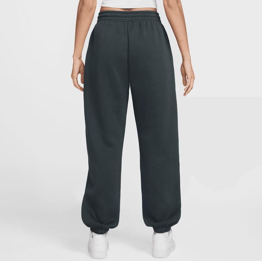 Nike Sportswear Phoenix Fleece High-Waisted Oversized Sweatpants Wo Trainingsbroeken groen Maat XS Kleding