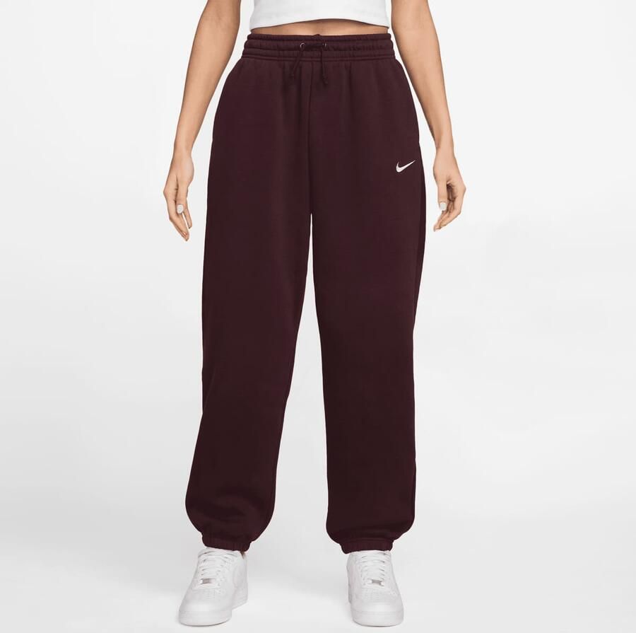 Nike Sportswear Phoenix Fleece High-Waisted Oversized Sweatpants Wo Trainingsbroeken rood Maat S Kleding - Foto 3