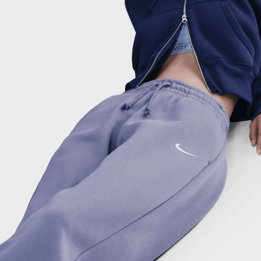 Nike Sportswear Phoenix Fleece High-Waisted Oversized Sweatpants Wo Trainingsbroeken roze Maat XS Kleding