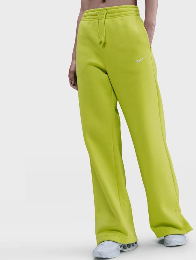 Nike Sportswear Phoenix Fleece High-Waisted Wide-Leg Pants Wo Trainingsbroeken groen Maat XS Kleding - Foto 3