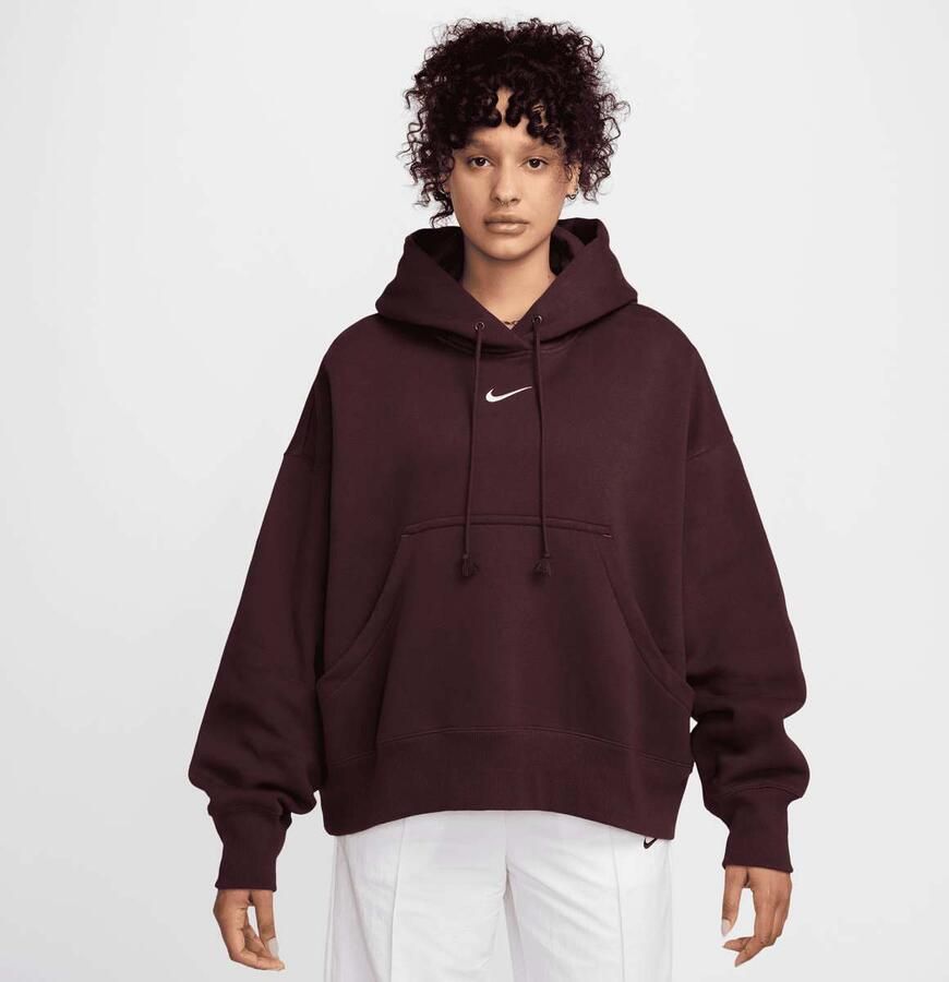 Nike Sportswear Phoenix Fleece Over-Oversized Hoodie Wo Hoodies & Sweaters rood Maat XS Kleding - Foto 3