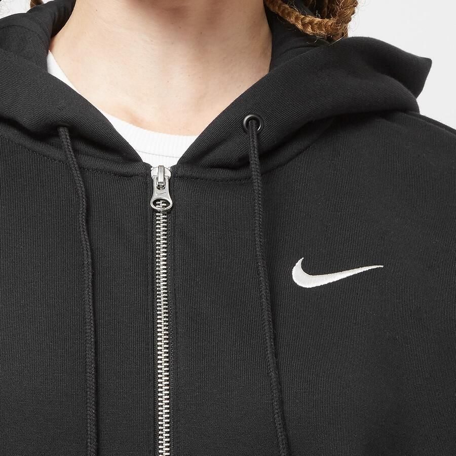 Nike Sportswear Phoenix Fleece Oversized Full-zip Hoodie Hooded vesten Kleding black sail maat: XS beschikbare maaten:XS S M L XL