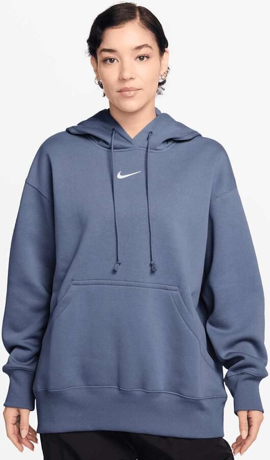Nike Sportswear Phoenix Fleece Oversized Hoodie Wo Hoodies & Sweaters blauw Maat XS Kleding - Foto 3