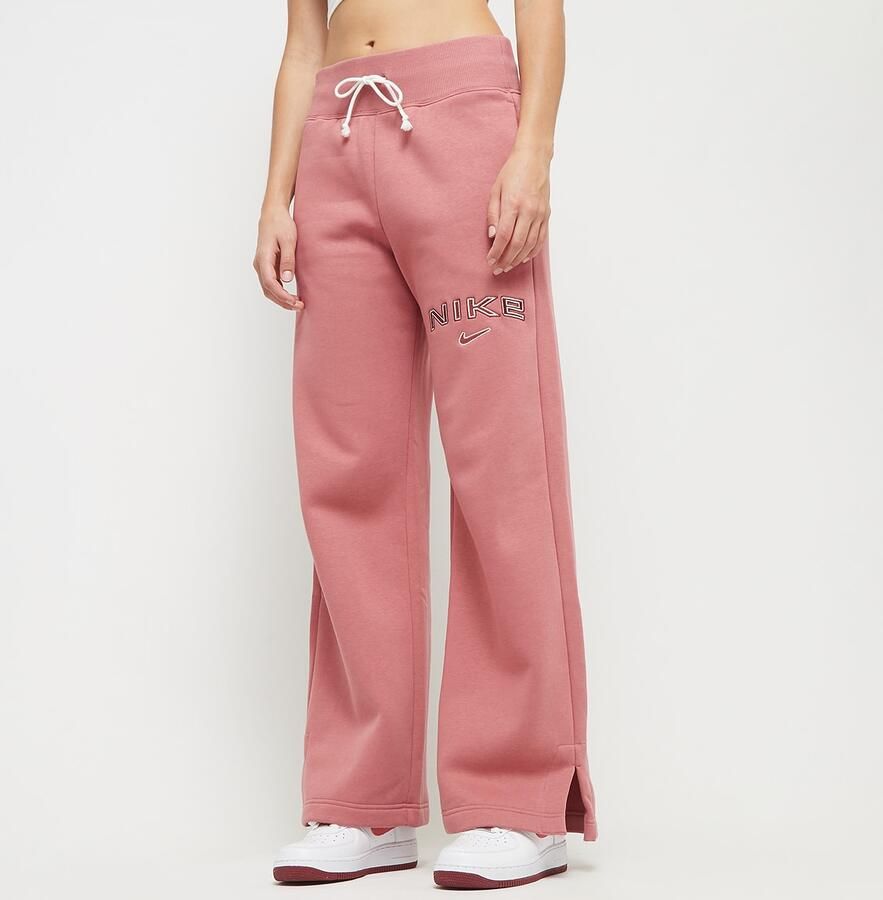 Nike Sportswear Phoenix High-Rise Logo Wide Leg Pants Women Trainingsbroeken lichtroze Maat XS Kleding - Foto 3