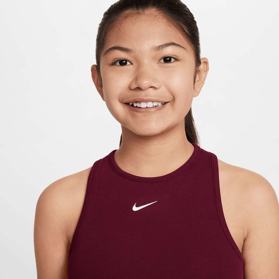 Nike Sportswear Rib Tank Dance Unisex Tanktops & Tops rood Kleding