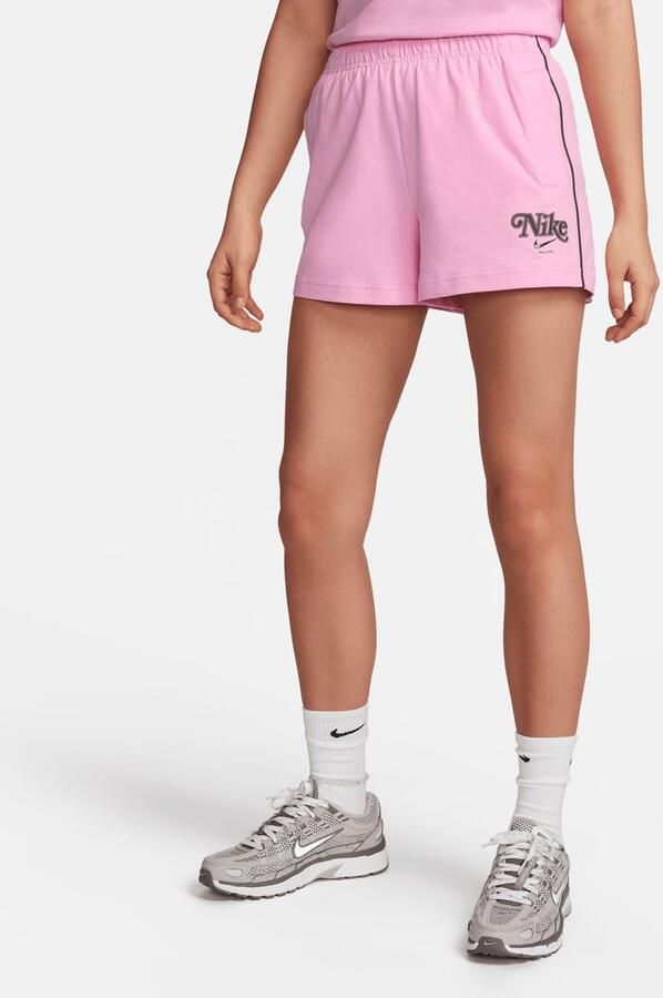 Nike Sportswear Short Jersey Ef Sportshorts Dames pink rise maat: XL beschikbare maaten:XS S M L XL - Foto 3