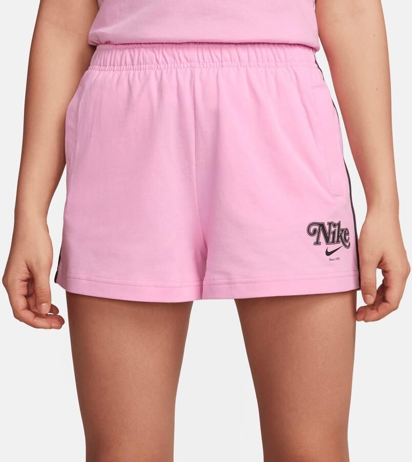 Nike Sportswear Short Jersey Ef Sportshorts Dames pink rise maat: XL beschikbare maaten:XS S M L XL - Foto 2