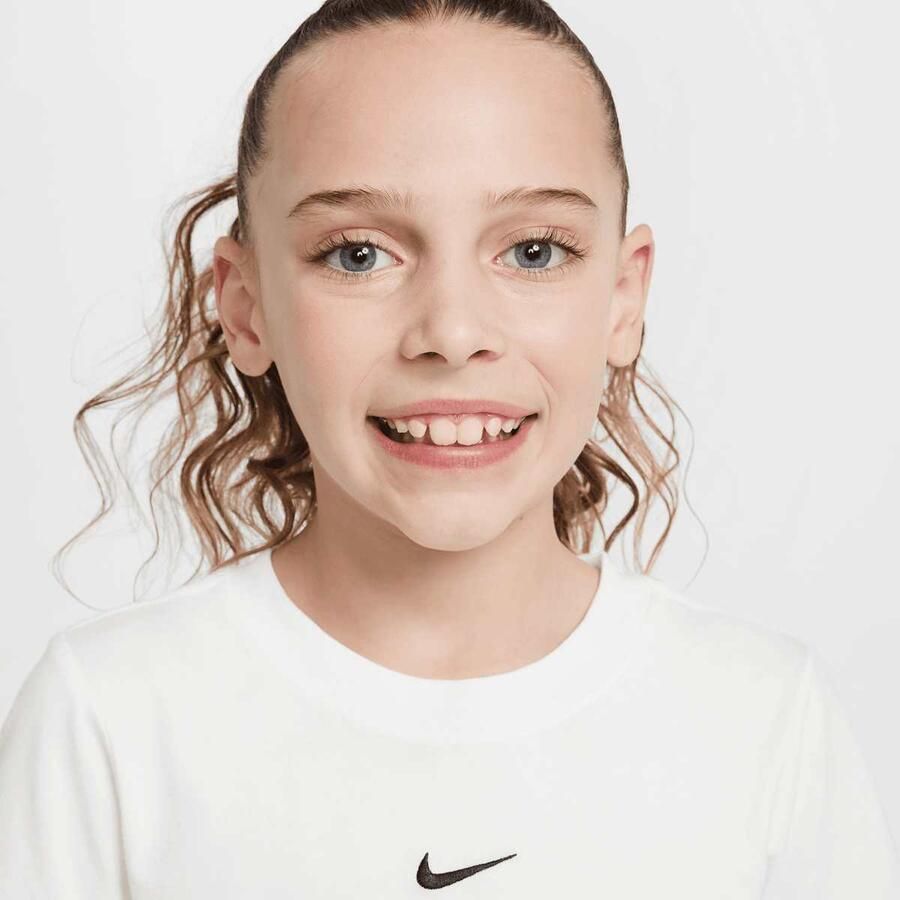 Nike Sportswear Short Sleeve Slim Crop Tee Unisex T-Shirts wit Kleding