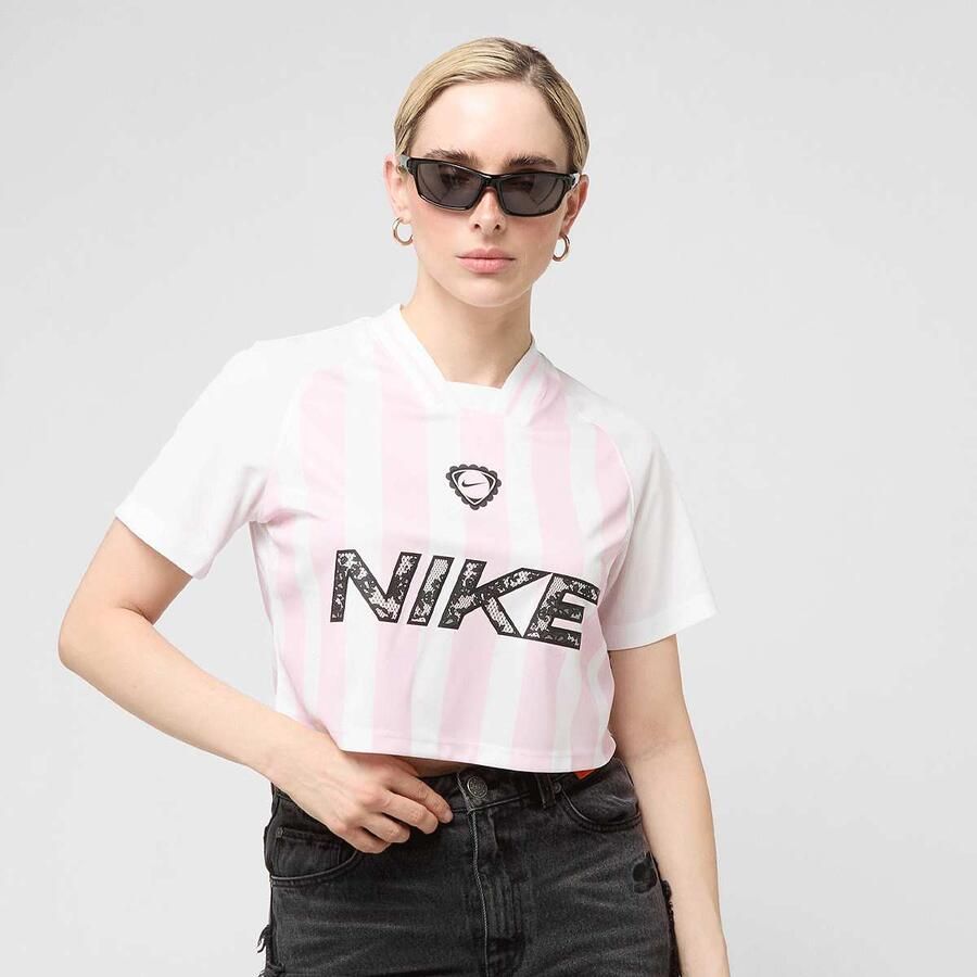 Nike Sportswear Shortsleeve Crop Football Trend Top Women Trainingspakken wit Maat XS Kleding - Foto 3