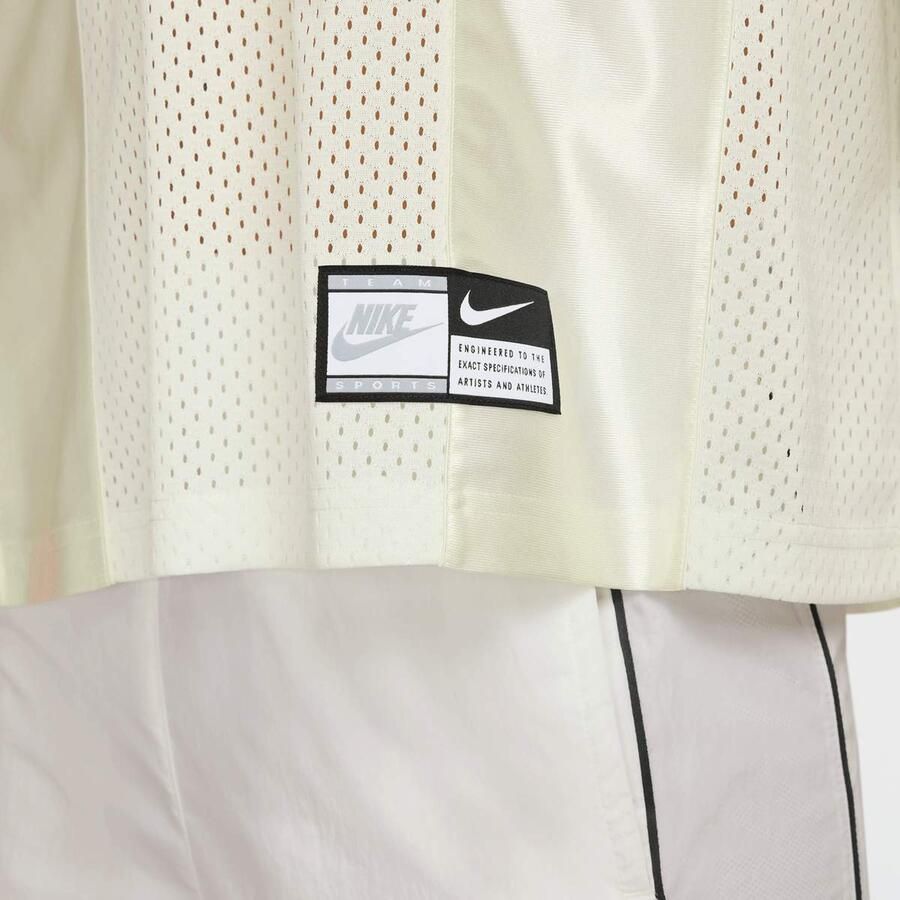 Nike Sportswear Street Shortsleeve Grafik Jersey Top Women Trainingspakken beige Maat XS Kleding - Foto 2