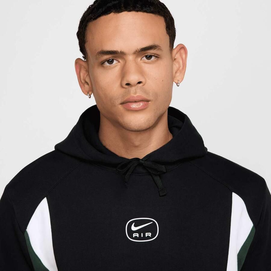 Nike Sportswear Swoosh Air Fleece Hoodie Men Hoodies & Sweaters zwart Maat XXL Kleding