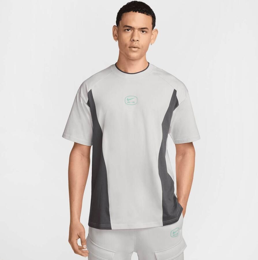 Nike Sportswear Swoosh Air Loose Fit Top men T-Shirts & Polo's grijs Maat XL Kleding - Foto 3