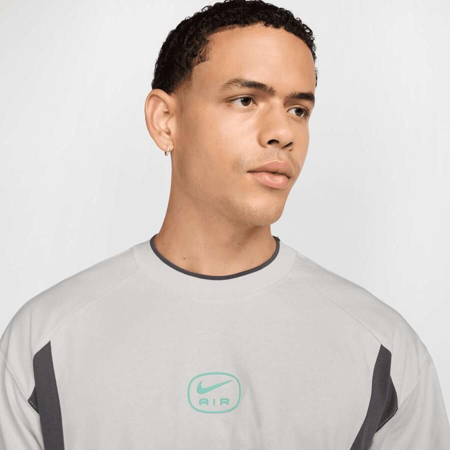 Nike Sportswear Swoosh Air Loose Fit Top men T-Shirts & Polo's grijs Maat XL Kleding - Foto 1