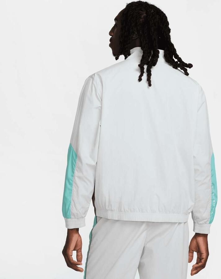 Nike Sportswear Swoosh Air Woven Track Top Men Trainingspakken grijs Maat XL Kleding - Foto 2