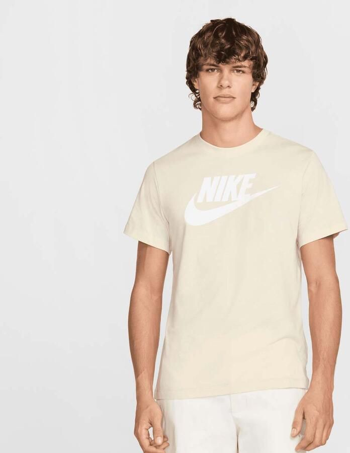 Nike Sportswear Tee Icon Futura men T-Shirts & Polo's beige Maat XXL Kleding - Foto 3
