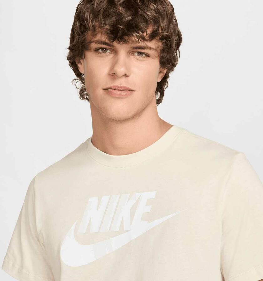 Nike Sportswear Tee Icon Futura men T-Shirts & Polo's beige Maat XXL Kleding - Foto 2