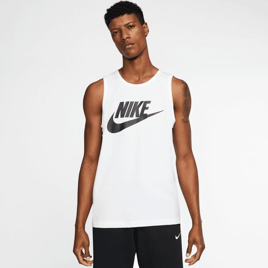 Nike Sportswear Tank Icon Futura Men Tanktops wit Maat XXL Kleding - Foto 3