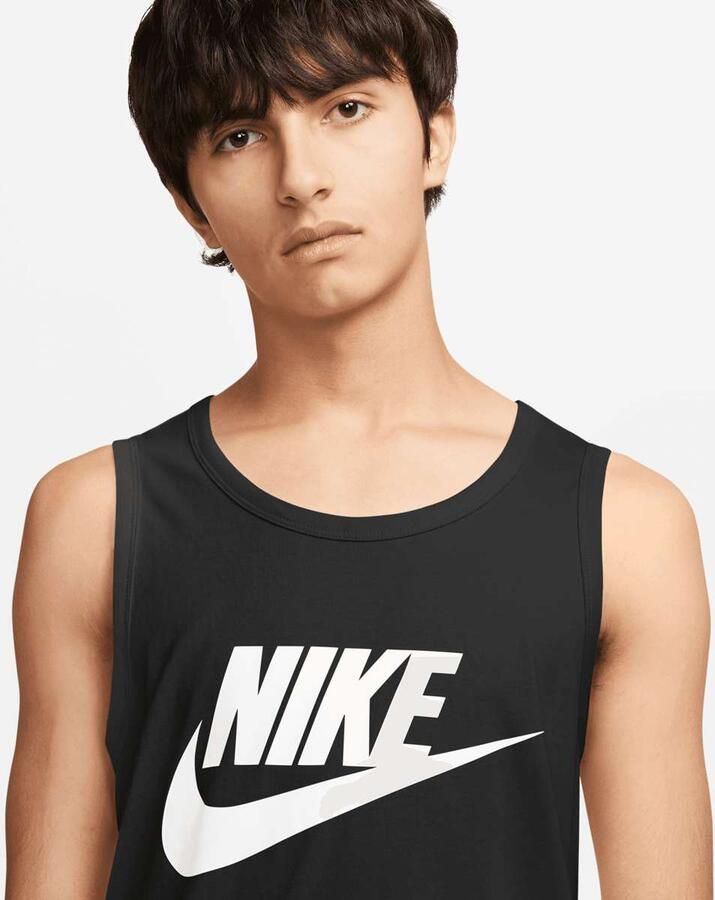 Nike Sportswear Tank Icon Futura men Tanktops zwart Maat XXL Kleding