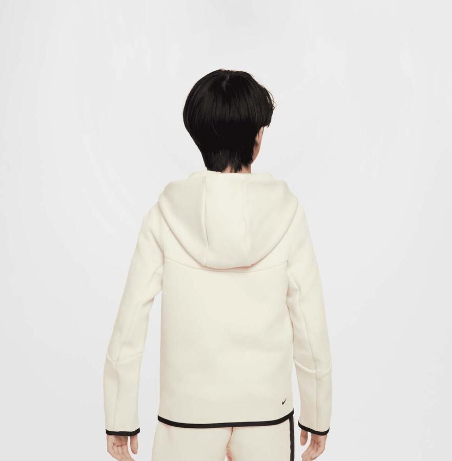 Nike Sportswear Tech Fleece Full-Zip Hoodie Hoodies & Sweaters in beige formaten: 158 - Foto 2