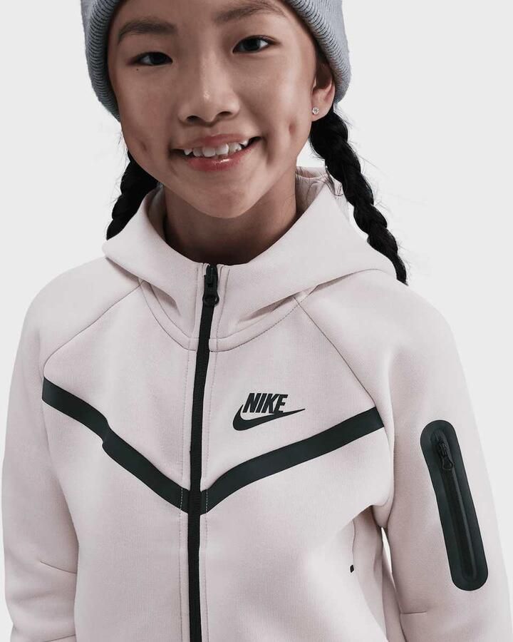 Nike Sportswear Tech Fleece Full-Zip Hoodie Unisex Hoodies & Sweaters beige Kleding