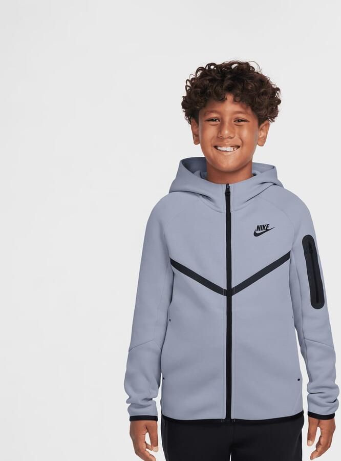 Nike Sportswear Tech Fleece Full-Zip Hoodie Unisex Hoodies & Sweaters blauw Kleding - Foto 3