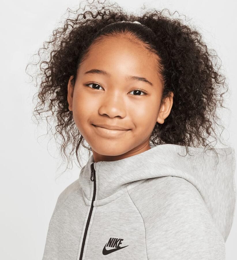 Nike Sportswear Tech Fleece Full-Zip Hoodie Unisex Hoodies & Sweaters grijs Kleding