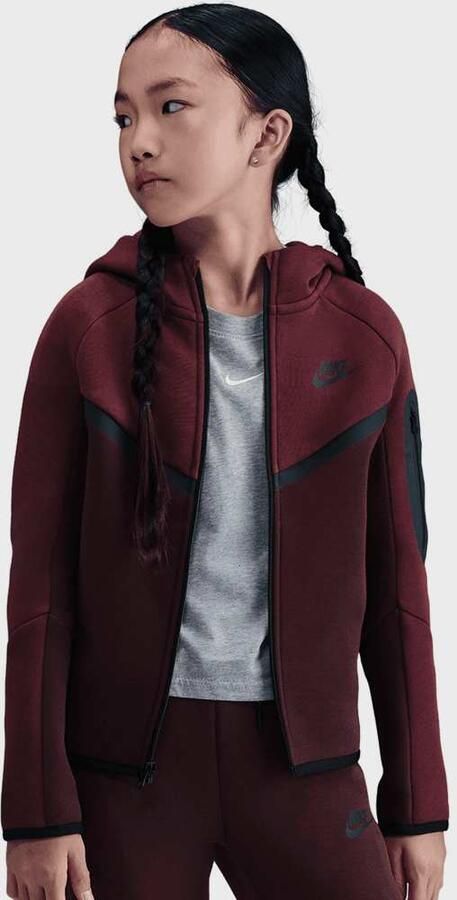 Nike Sportswear Tech Fleece Full-Zip Hoodie Unisex Hoodies & Sweaters rood Kleding - Foto 4