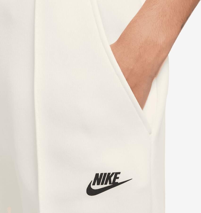 Nike Sportswear Tech Fleece Mid Rise Jogger Trainingsbroeken Kleding pale ivory black maat: XS beschikbare maaten:XS S M L - Foto 2