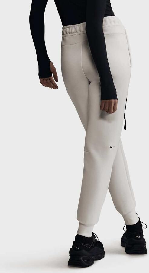 Nike Joggingbroek met halfhoge taille voor dames Sportswear Tech Fleece Pale Ivory- Dames Pale Ivory - Foto 2