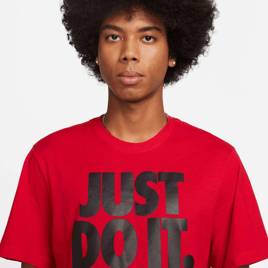 Nike Sportswear Tee Fran JDI Verbiage Men T-Shirts & Polo's rood Maat XL Kleding - Foto 2