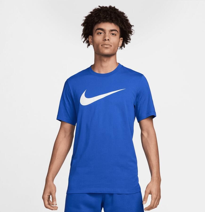 Nike Sportswear Tee Icon Swoosh Men T-Shirts & Polo's blauw Maat XL Kleding - Foto 3