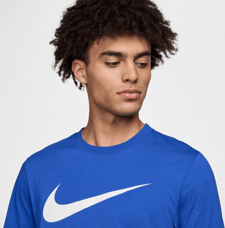 Nike Sportswear Tee Icon Swoosh Men T-Shirts & Polo's blauw Maat XL Kleding - Foto 2