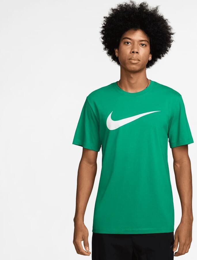 Nike Sportswear Tee Icon Swoosh Men T-Shirts & Polo's groen Maat XXL Kleding - Foto 3