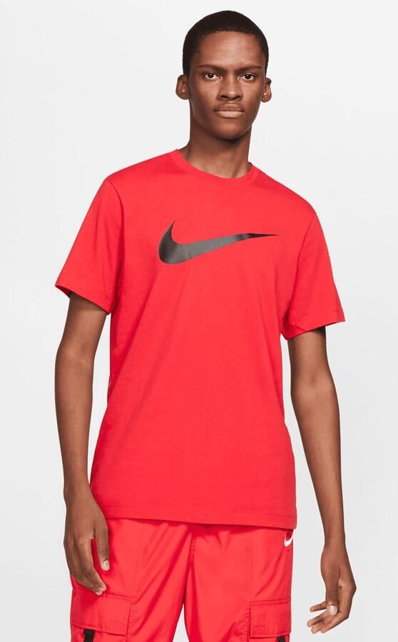 Nike Sportswear Tee Icon Swoosh Men T-Shirts & Polo's rood Maat XXL Kleding - Foto 3