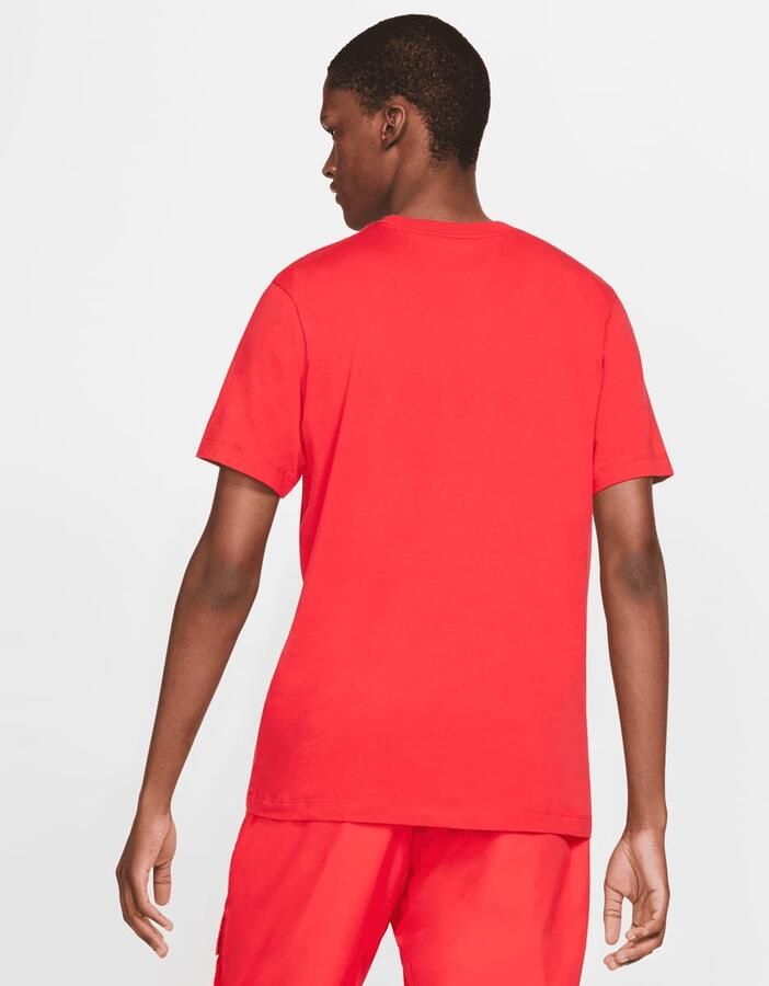 Nike Sportswear Tee Icon Swoosh Men T-Shirts & Polo's rood Maat XXL Kleding - Foto 2