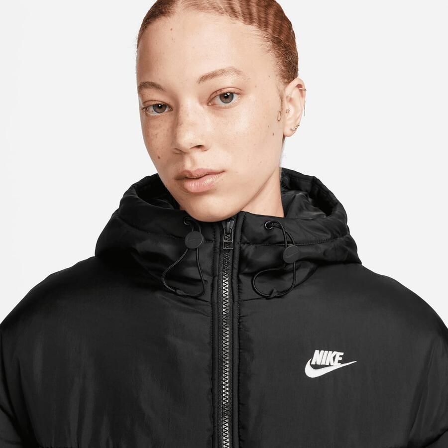 Nike Sportswear Therma-fit Classics Parka's Kleding black white maat: XL beschikbare maaten:XS S M XL