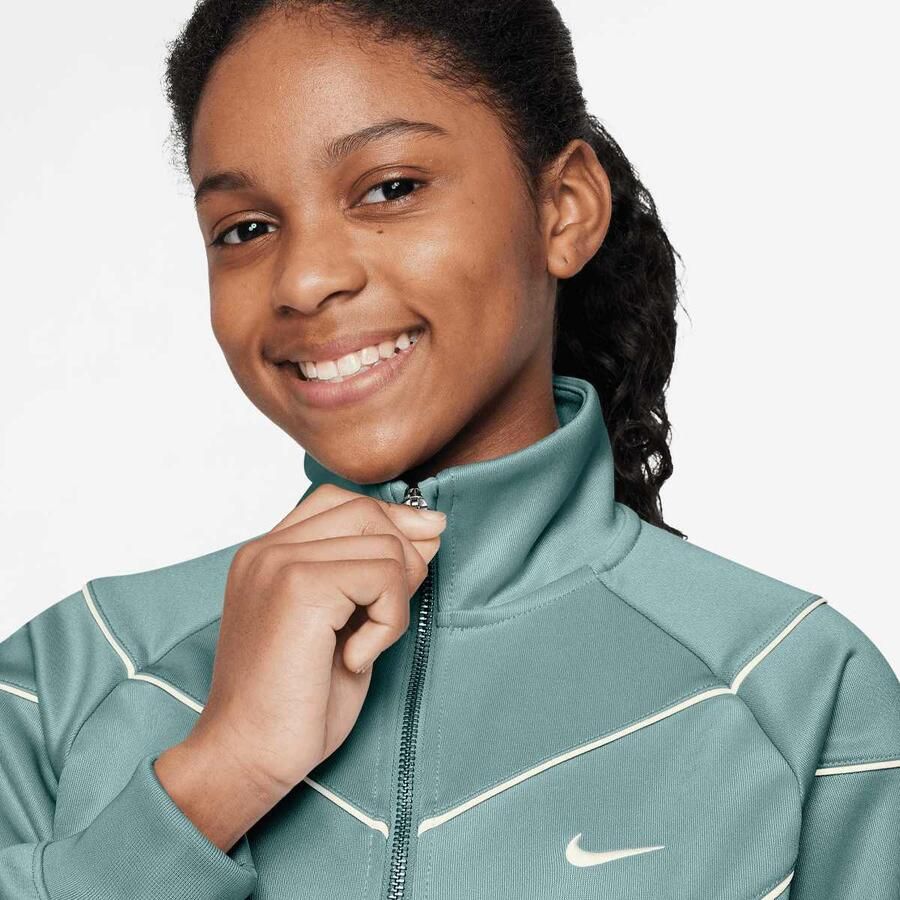 Nike Sportswear Track Jacket Poly Knit Unisex Trainingspakken groen Kleding