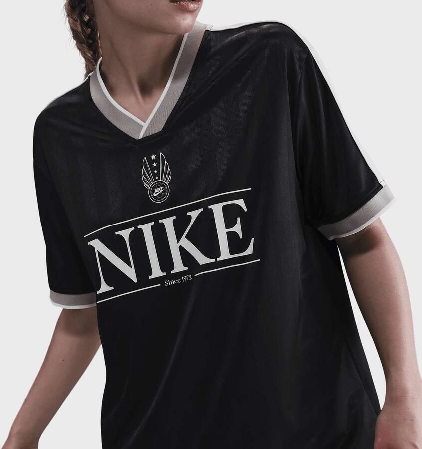 Nike Sportswear V Neck Jersey Women Trainingspakken zwart Maat XS Kleding