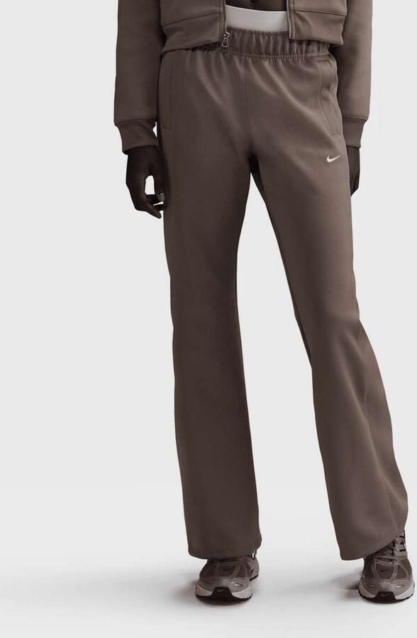 Nike Sportswear Windrunner Mid-Rise Poly Knit Pants Women Trainingsbroeken bruin Maat XS Kleding - Foto 3