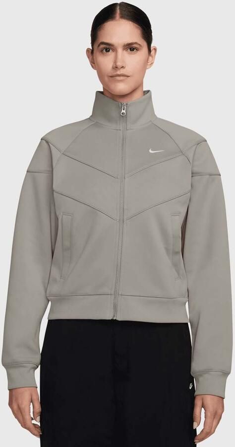 Nike Sportswear Windrunner Poly Knit Jacket Wo Trainingspakken grijs Maat XS Kleding - Foto 3