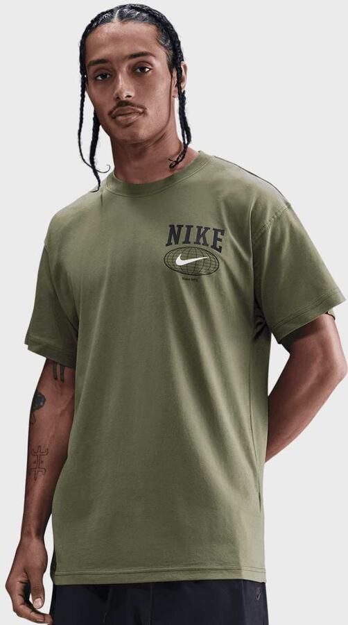 Nike Sportswear World Tee Men T-Shirts & Polo's groen Maat XXL Kleding - Foto 2