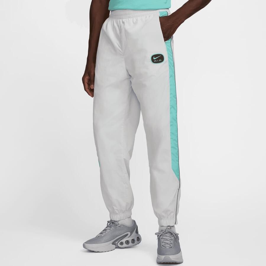 Nike Sportswear Woven Swoosh Air Pants Men Trainingsbroeken grijs Maat XL Kleding - Foto 3
