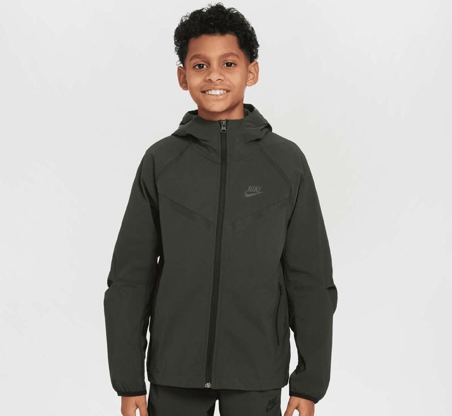 Nike Sportsweat Tech Woven Full Zip Jacket Unisex Windbreakers groen Kleding - Foto 3