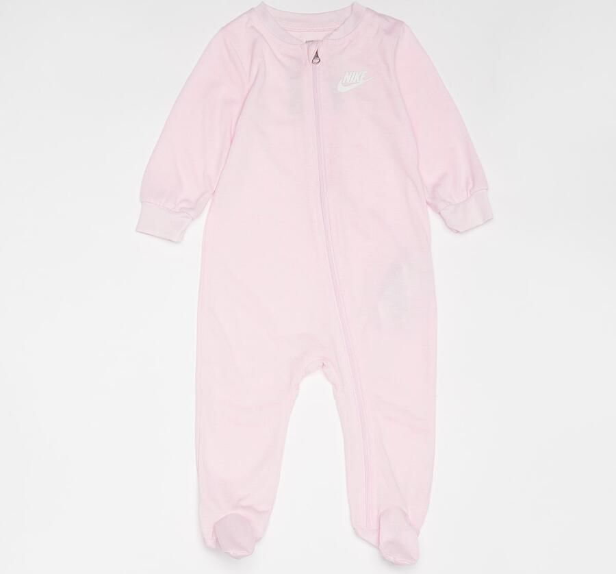 Nike Sustainable Coverall Bib Set (2 Piece) Baby Rompers & Sets in lichtroze formaten: 0-3 M